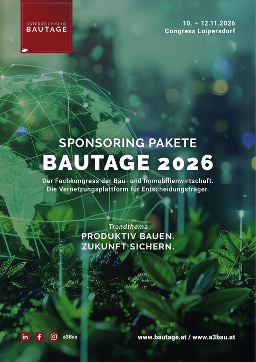 Erste Seite Österr. Bautage 2026 Mediadaten 2026