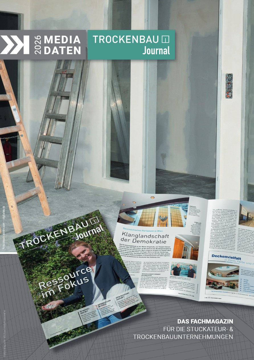 Erste Seite Trockenbau Journal Mediadaten 2026